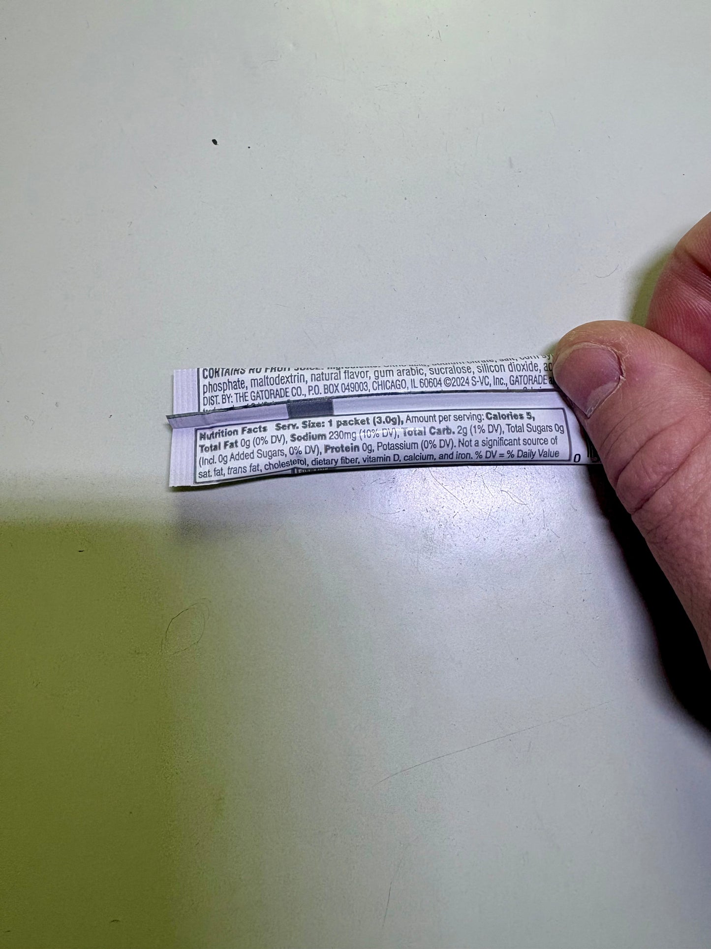Gatorade Zero 3g Packets