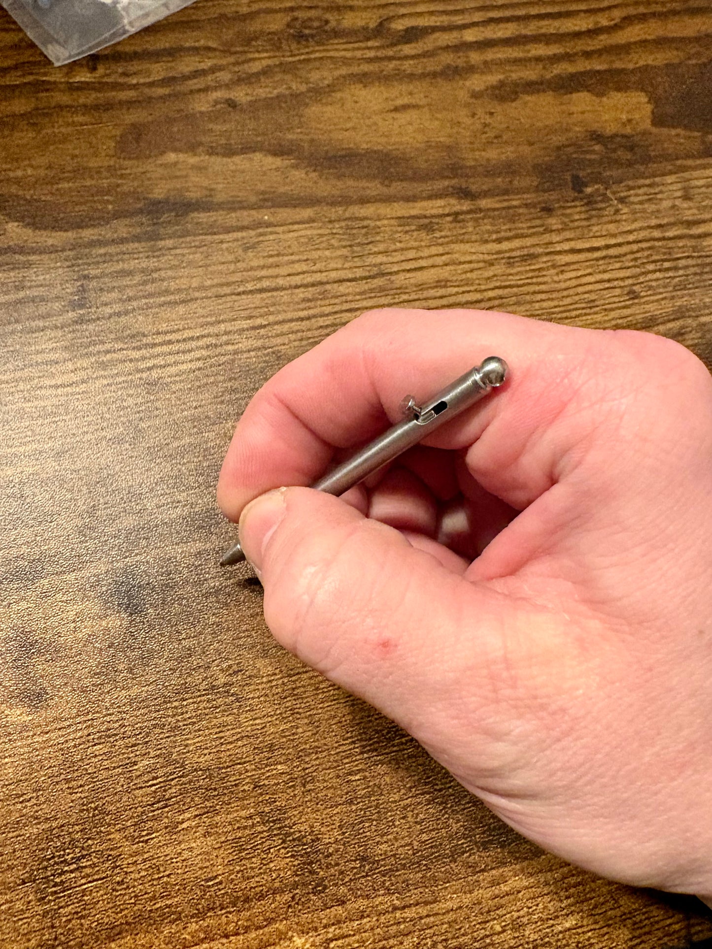 Ultralight, Titanium, Bolt-action Pen