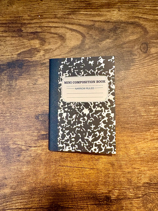 Mini Composition Notebook