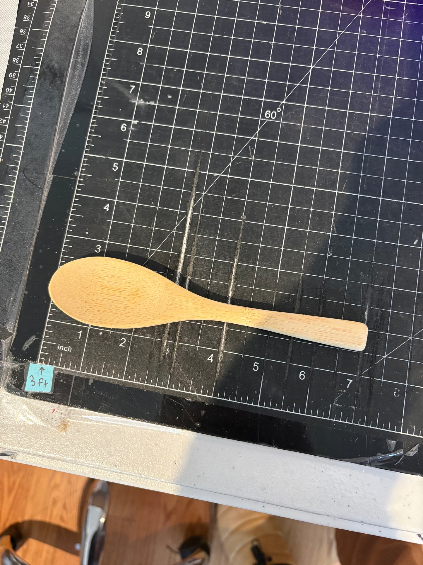 Short Handled Bamboo Spoon